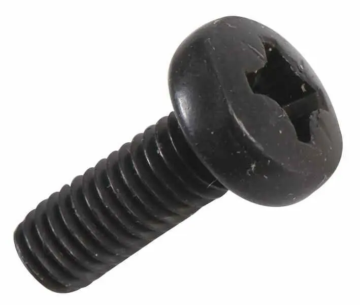 RARAION - M2 x 10mm schwarze Linsenkopf Pozidriv Maschinenschrauben, 50er Pack