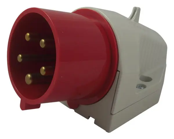 WALTHER Presa CEE Superficiale 32A 415V, Rosso, IP44