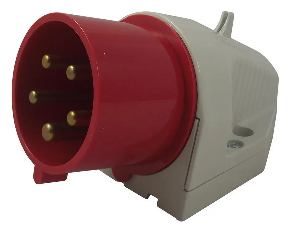 WALTHER Presa CEE Superficiale 32A 415V, Rosso, IP44