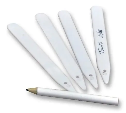 SHEDMATES 50 Plant Labels & Pencil, 125mm