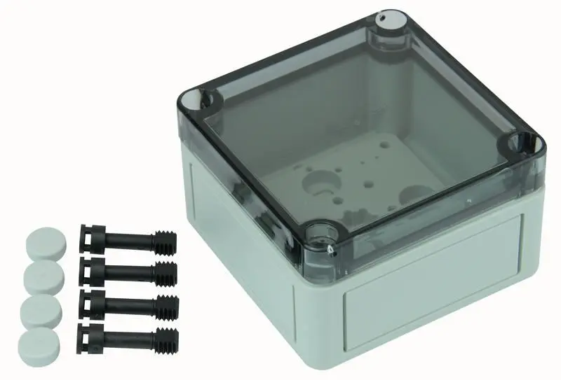 SPELSBERG IP66 Polystyrene Enclosure with Transparent Lid - 94x94x57mm