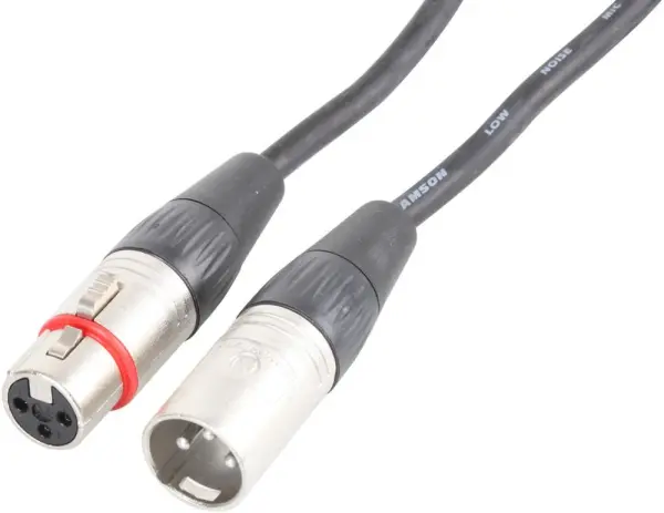 SAMSON 3-Pin XLR Male to Female Microphone Cable 18ft (3-Pack)