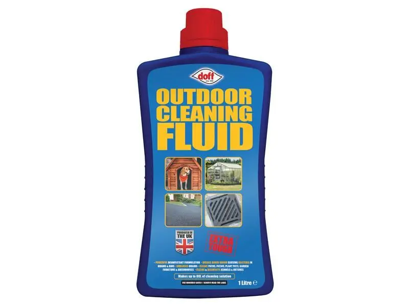DOFF Limpiador Concentrado para Exteriores, 1L, Elimina Moho y Algas