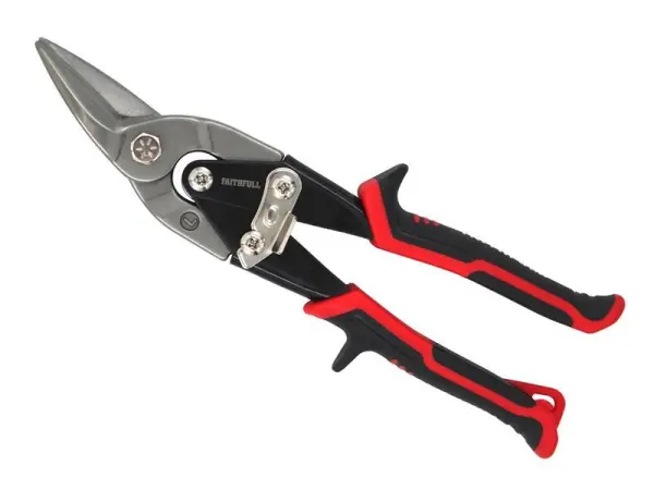 Faithfull Compound Aviation Snips - Left Cut, 250mm
