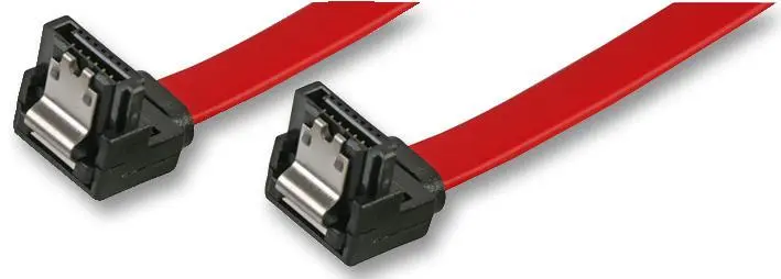 PRO SIGNAL SATA 2.0 Locking 90° Male to Right Angle Male Data Cable, 0.9m