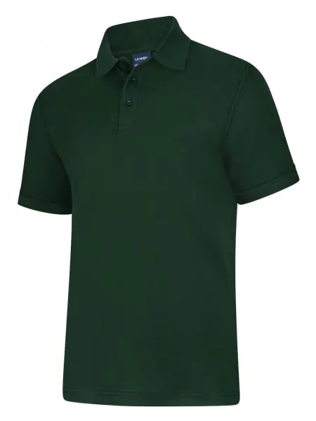 Uneek Deluxe Polo Αμφίσημο - 50% Πολυέστερ/Βαμβάκι - Μπουκάλι Πράσινο - Μέγεθος