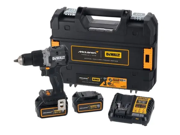 DeWALT DCD85MP2T Ατσαλώδης Χωρίς Ψήκτρες Σύνθετη Γυρνότρυπα 18V με 2x5.0Ah Μπατ