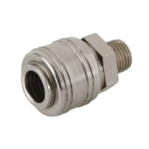 Silverline 1/4″ BSP Male Thread Euro Air Quick Coupler