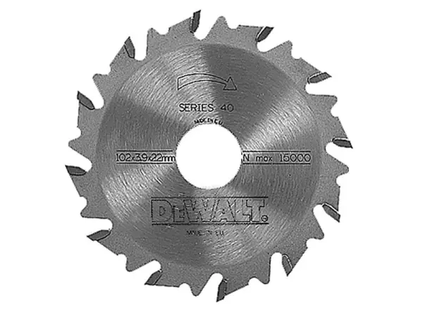 DeWalt DT1306 Biscuit Jointer Blade, 102 x 22 x 12 Tooth