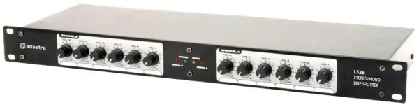ADASTRA Séparateur Audio 2x12, Commutable Stéréo/Mono