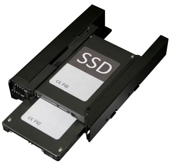 ICY DOCK מתאם EZ-FIT Pro מתכת כפול לכונני 2.5 אינץ' (HDD/SSD)