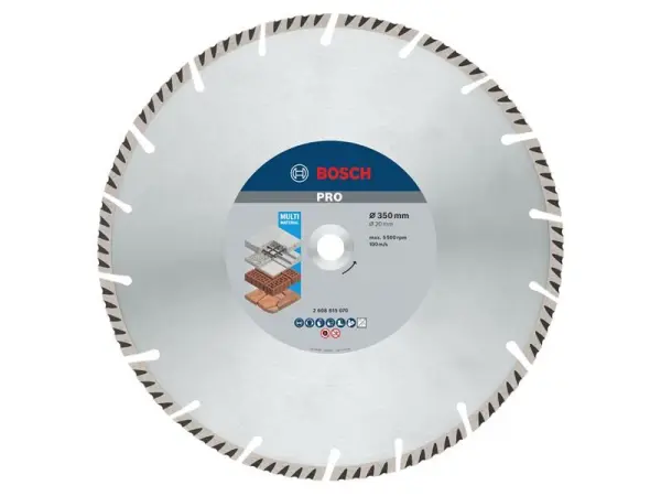 Bosch PRO Multi Material Diamond Cutting Disc 350x20mm