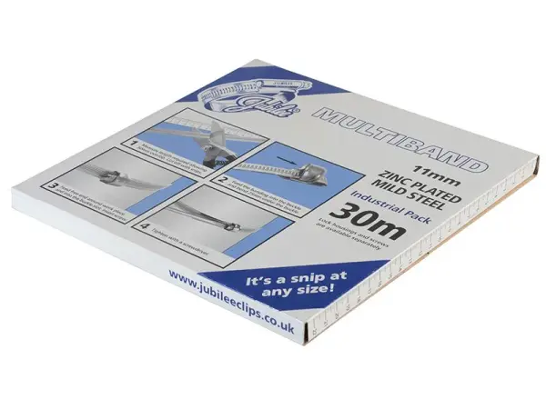 Bande d'acier doux Multiband Jubilee 11mm, rouleau de 30m