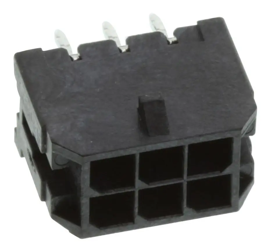 MOLEX Connecteur Vertical 6 Broches, Pas de 3mm, Étainé