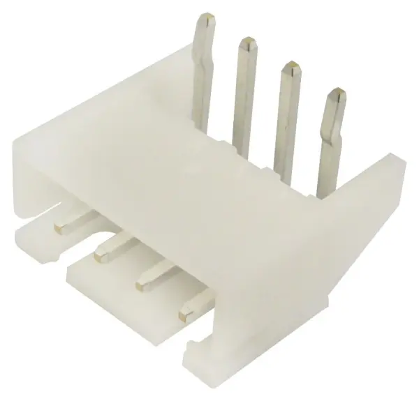 JST XH Series 4-kolíkový pravý úhel konektor, rozteč 2,5mm