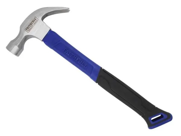 Faithfull Claw Hammer Fibreglass Shaft - 454g (16oz)