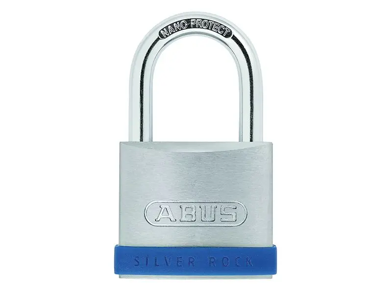 ABUS Mechanisches Vorhängeschloss Silver Rock™ 5, 55mm, Zink mit Stahloptik