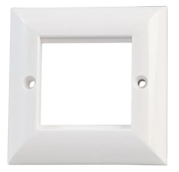 Connectix Standard Elite Euro-inbouwplaat 1-gang, 2 modules, Wit