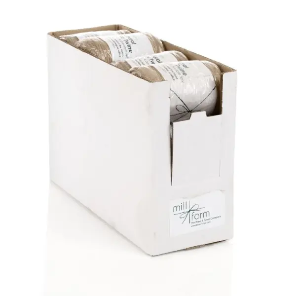 Mill Farm Naturjute-Schnur 250g Rolle (3-fach, ~180m)
