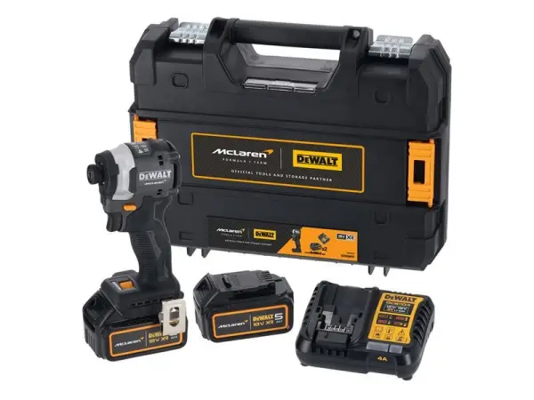 DeWALT DCF85MP2T McLaren F1 Avvitatore a Impulsi Brushless 18V, 2 x 5.0Ah