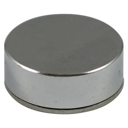 Timco Tapones Roscados para Tornillos, Latón Sólido, Cromo, 18mm (4 uds.)