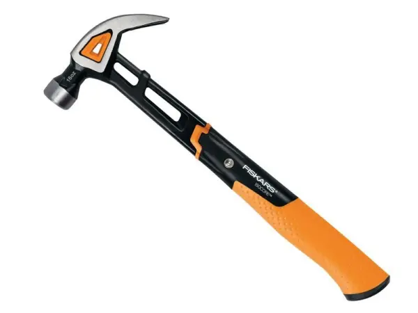 Fiskars IsoCore Curved Finishing Hammer, 450g (16oz)
