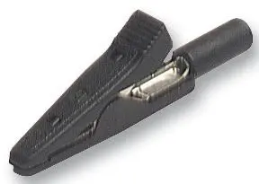 HIRSCHMANN 8A Krokodýlková svorka 2mm, černá