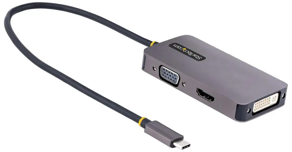 STARTECH - USB-C Multiport-Video-Adapter mit DVI-I / HDMI / VGA