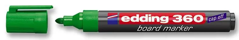 EDDING Marcador de Quadro Branco com Ponta Cónica - Verde
