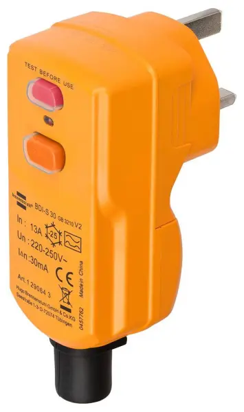 Brennenstuhl RCD Safety Plug 13A 250V UK Mains Plug