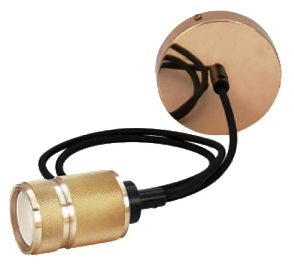 TIME LED Antik Pendelleuchte, strukturiert poliert Gold, E27