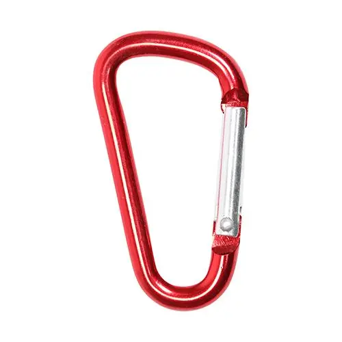 Timco Aluminium Snap Hooks, Red, 47mm (Pack of 5)