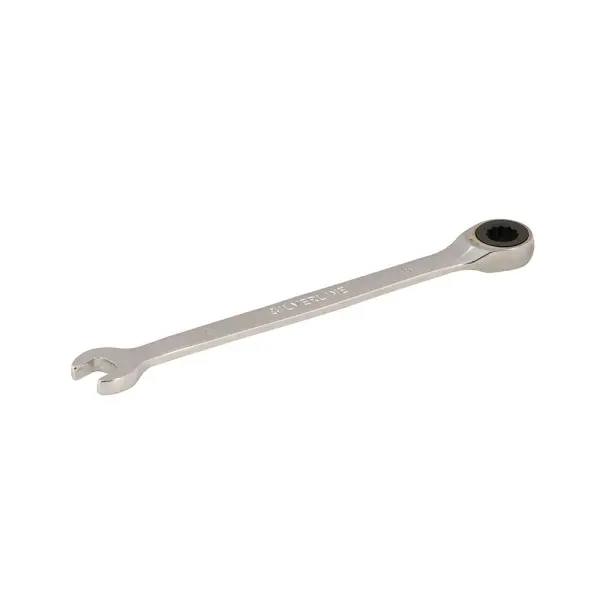 Silverline Fixed Head Ratchet Spanner, 8mm, Chrome Vanadium