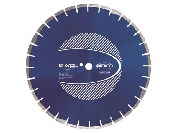 MEXCO Asphalt XCEL Diamond Blade, 450x25.4mm, Professional Grade