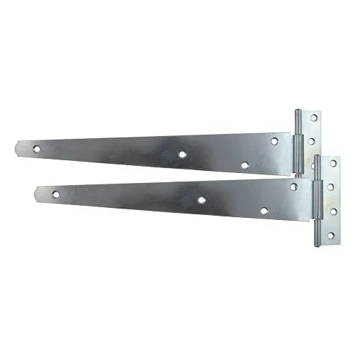 Timco Medium Tee Hinges, Galvanised Steel, 16-inch (1 Pair)