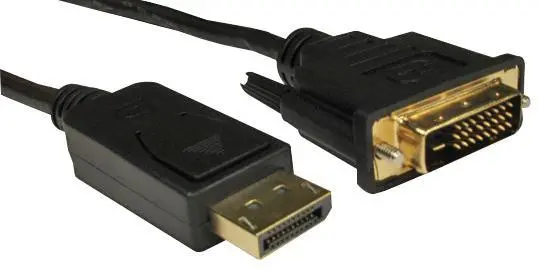 PRO SIGNAL DisplayPort to DVI-D Cable, 1m Black