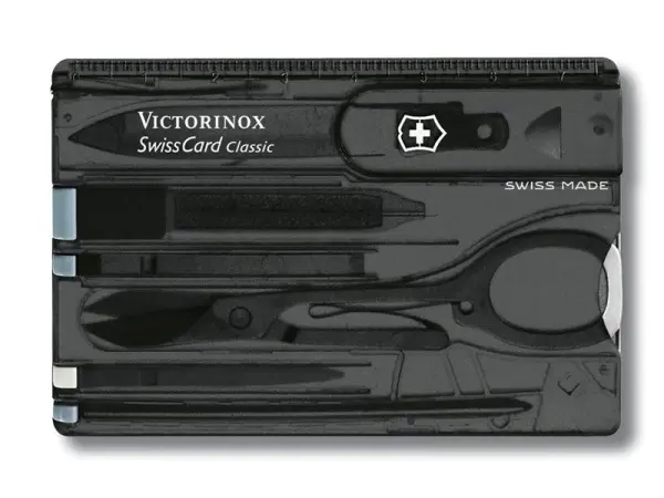 Victorinox SwissCard Onyx Lutsinar dalam Bungkusan Blister