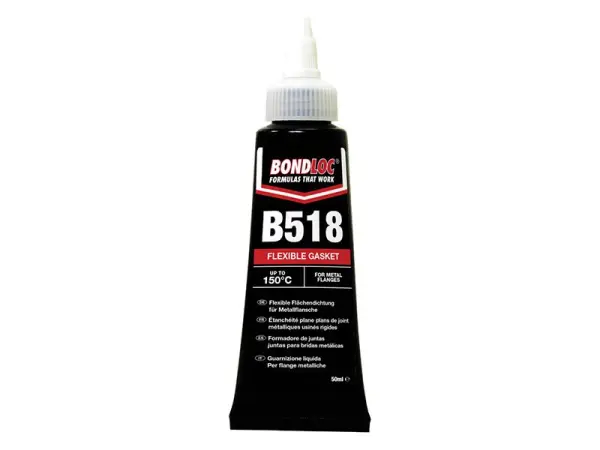 Scellant à joint flexible Bondloc B518, Rouge, 50ml