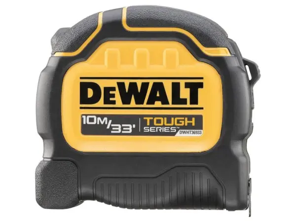 DEWALT TOUGHSERIES Mètre Ruban 10m/33pi, Lame de 32mm