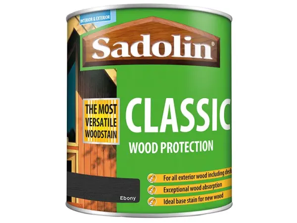 Sadolin Classic - Protection Bois Ébène, 1 Litre