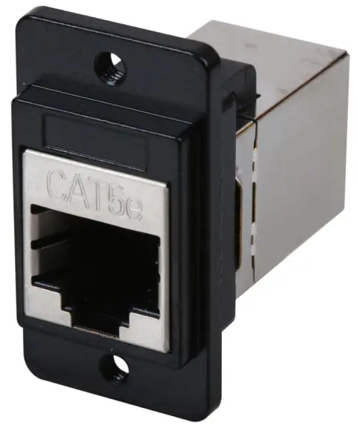 CLIFF ELECTRONIC COMPONENTS - Doppelanschluss RJ45 Cat5e abgeschirmte Buchse zu