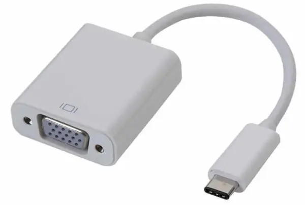 Pro Signal Adattatore USB 3.1 Type-C Maschio a VGA Femmina, Bianco