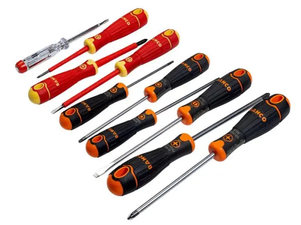 Bahco - Set Pemutar Skru BAHCOFIT XL, 10 Keping