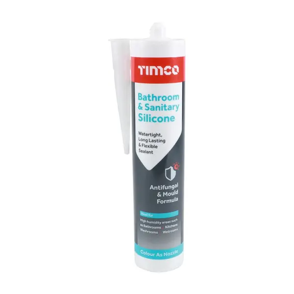 Timco - Silikon Bilik Mandi & Sanitari - Jernih (Saiz 300ml - 1 Unit)