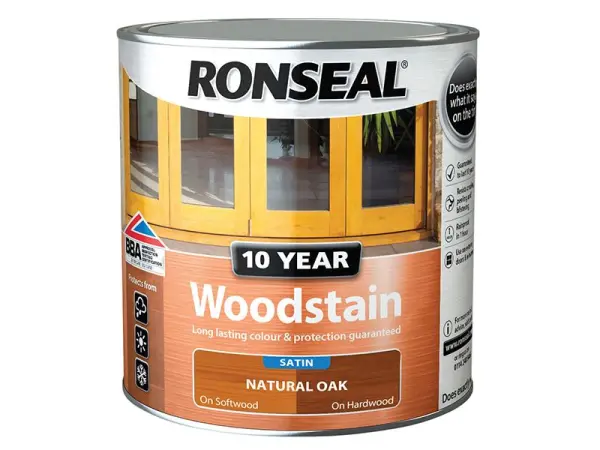 Ronseal 10 Year Woodstain, Φυσική Δρυά, 750ml