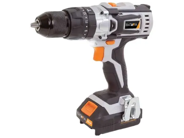 Batavia MAXXPACK 18V Trapano Avvitatore con 2 Batterie Li-ion 2.0Ah