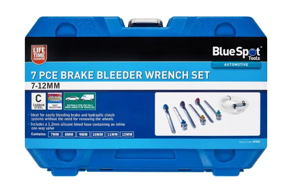 Blue Spot Tools Set Kunci Bleeder Brek 7-Keping (7-12mm)