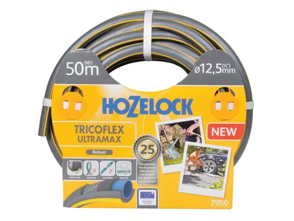 Hozelock Tricoflex Ultramax Manguera Anti-Rollos, 50m