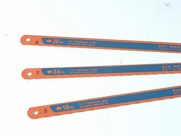 Bahco 3906 Sandflex Hacksaw Blades 300mm (8, 24 & 32 TPI) Pack of 3