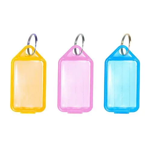 Timco Coloured Key Tags (Mixed Colours - 6 Pack)